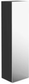 emco Hochschrank evo, mit Doppelspiegelt&uuml;r, 1500 mm, schwarz/spiegel, 957950901