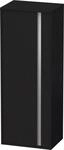 Duravit Ketho Halbhochschrank Eiche Schwarz Matt 500x360x1320 mm - KT1267L1616