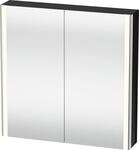Duravit XSquare Spiegelschrank Schwarz 800x155x800 mm - XS7112040401000