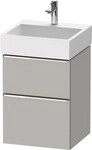 Duravit D-Neo Waschtischunterbau wandh&auml;ngend Betongrau Matt 484x442x625 mm -
