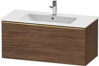 Duravit D-Neo Waschtischunterbau wandh&auml;ngend Nussbaum dunkel Matt 1010x462x440...