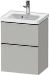 Duravit D-Neo Waschtischunterbau wandh&auml;ngend Betongrau Matt 484x372x625 mm -