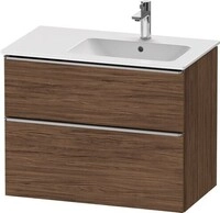Duravit D-Neo Waschtischunterbau wandh&auml;ngend Nussbaum dunkel Matt 810x462x625 mm -
