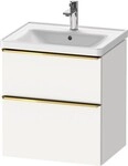 Duravit D-Neo Waschtischunterbau wandh&auml;ngend Wei&szlig; Matt 584x452x625 mm -