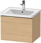 Duravit D-Neo Waschtischunterbau wandh&auml;ngend Natur Eiche Matt 584x452x440 mm -
