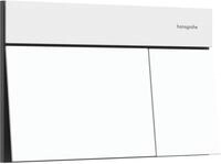 Hansgrohe iFrame Element E Bet&auml;tigungsplatte f&uuml;r 2-Mengen-Sp&uuml;lung, Mattwei&szlig;,