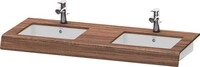 Duravit DuraStyle Konsole Nussbaum dunkel Matt 800x550x100 mm - DS829C02121
