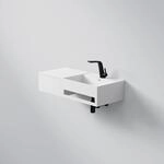 Steinberg Serie 443 Waschtisch Wandwaschtisch aus Mineo Stone, matt white, 443...