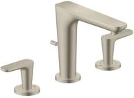 Hansgrohe 3-Loch WTA 125 Axor Citterio C mit Zugstangen Cubic cut brushed nickel,