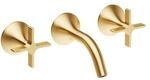 Dornbracht Waschtisch-Wandbatterie ohne Ablaufgarnitur VAIA 36702809 Messing