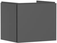 Hansgrohe Waschtischunterschrank Xilesa E 580x470mm 1 SK Waschtisch Schiefergrau