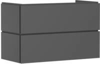 Hansgrohe Waschtischunterschrank Xilesa E 980x470mm 2 SK Waschtisch Schiefergrau