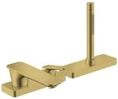 Hansgrohe 3-Loch Wannenmischer sBox Axor Citterio C Cubic cut polished gold optic ,