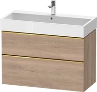 Duravit D-Neo Waschtischunterschrank wandh&auml;ngend 984x442x625 Az 1 Ei...