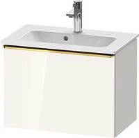 Duravit D-Neo Waschtischunterbau wandh&auml;ngend Wei&szlig; Hochglanz 610x372x440 mm -