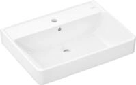 Hansgrohe Waschtisch Xanuia Q 650x480 mm mit Hahnloch und &Uuml;berlauf wei&szlig;,...