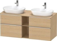 Duravit D-Neo Konsolenwaschtischunterbau wandh&auml;ngend Natur Eiche Matt...