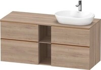 Duravit D-Neo Konsolen-Waschtischunterbau wandh&auml;ngend 1400x550x664 Az 2 Ei