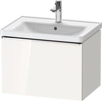 Duravit D-Neo Waschtischunterbau wandh&auml;ngend Wei&szlig; Hochglanz 634x452x440 mm -