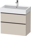 Duravit D-Neo Waschtischunterbau wandh&auml;ngend Taupe Matt 784x442x625 mm -