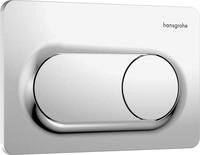Hansgrohe iFrame Original S Bet&auml;tigungsplatte f&uuml;r 2-Mengen-Sp&uuml;lung, Chrom,