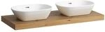 Laufen Waschtisch-Platte LANI 495x1185x65 mit Aussschnitt links und rechts