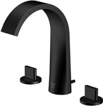 Steinberg Serie 280 3-Loch Waschtischarmatur mit Ablaufgarnitur, matt black,...