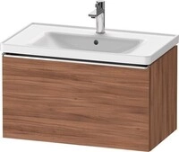Duravit D-Neo Waschtischunterbau wandh&auml;ngend Nussbaum Matt 784x452x440 mm -