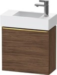Duravit D-Neo Waschtischunterbau wandh&auml;ngend Nussbaum dunkel Matt 484x222x440...