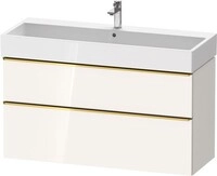 Duravit D-Neo Waschtischunterbau wandh&auml;ngend Wei&szlig; Hochglanz 1184x442x625 mm -