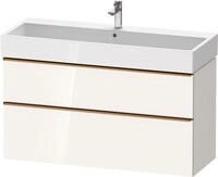 Duravit D-Neo Waschtischunterbau wandh&auml;ngend Wei&szlig; Hochglanz 1184x442x625 mm -