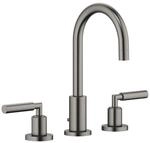 Dornbracht Waschtisch-Dreilochbatterie mit Ablaufgarnitur TARA 20710882 Dark Platinum