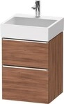 Duravit D-Neo Waschtischunterbau wandh&auml;ngend Nussbaum Matt 484x442x625 mm -