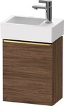 Duravit D-Neo Waschtischunterbau wandh&auml;ngend Nussbaum dunkel Matt 364x222x440...