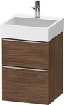 Duravit D-Neo Waschtischunterbau wandh&auml;ngend Nussbaum dunkel Matt 484x442x625...