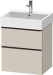 Duravit D-Neo Waschtischunterbau wandh&auml;ngend Taupe Matt 584x442x625 mm -