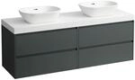 Laufen Waschtischunterschrank und Waschtisch-Platte LANI 495x1570x580...