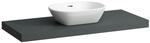 Laufen Waschtisch-Platte LANI 495x1185x65 mit Aussschnitt mittig H4046711122661