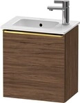 Duravit D-Neo Waschtischunterbau wandh&auml;ngend Nussbaum dunkel Matt 410x274x440...