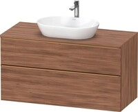 Duravit D-Neo Konsolenwaschtischunterbau wandh&auml;ngend Nussbaum Matt...