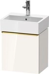 Duravit D-Neo Waschtischunterbau wandh&auml;ngend Wei&szlig; Hochglanz 434x322x440 mm -