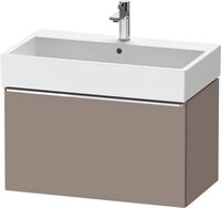 Duravit D-Neo Waschtischunterbau wandh&auml;ngend Basalt Matt 784x442x440 mm -