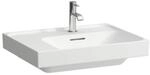 LAUFEN Aufsatz-Waschtisch MEDA 460x600x160 Ablage links 3 Hl. m.&Uuml;l. wei&szlig; matt,