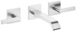 Dornbracht Waschtisch-Wandbatterie ohne Ablaufgarnitur IMO 36712671 Chrom geb&uuml;rstet,
