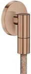 Hansgrohe Wandanschluss Axor Wall outlet Fine rund G1/2 " " brushed red gold,