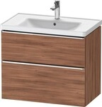 Duravit D-Neo Waschtischunterbau wandh&auml;ngend Nussbaum Matt 784x452x625 mm -