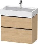 Duravit D-Neo Waschtischunterbau wandh&auml;ngend Natur Eiche Matt 784x442x625 mm -