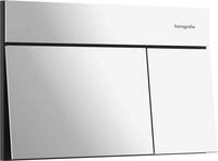 Hansgrohe iFrame Element E Bet&auml;tigungsplatte f&uuml;r 2-Mengen-Sp&uuml;lung, Chrom,...