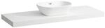 Laufen Waschtisch-Platte LANI 495x1370x65 mit Aussschnitt mittig H4046811122601
