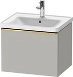 Duravit D-Neo Waschtischunterbau wandh&auml;ngend Betongrau Matt 584x452x440 mm -